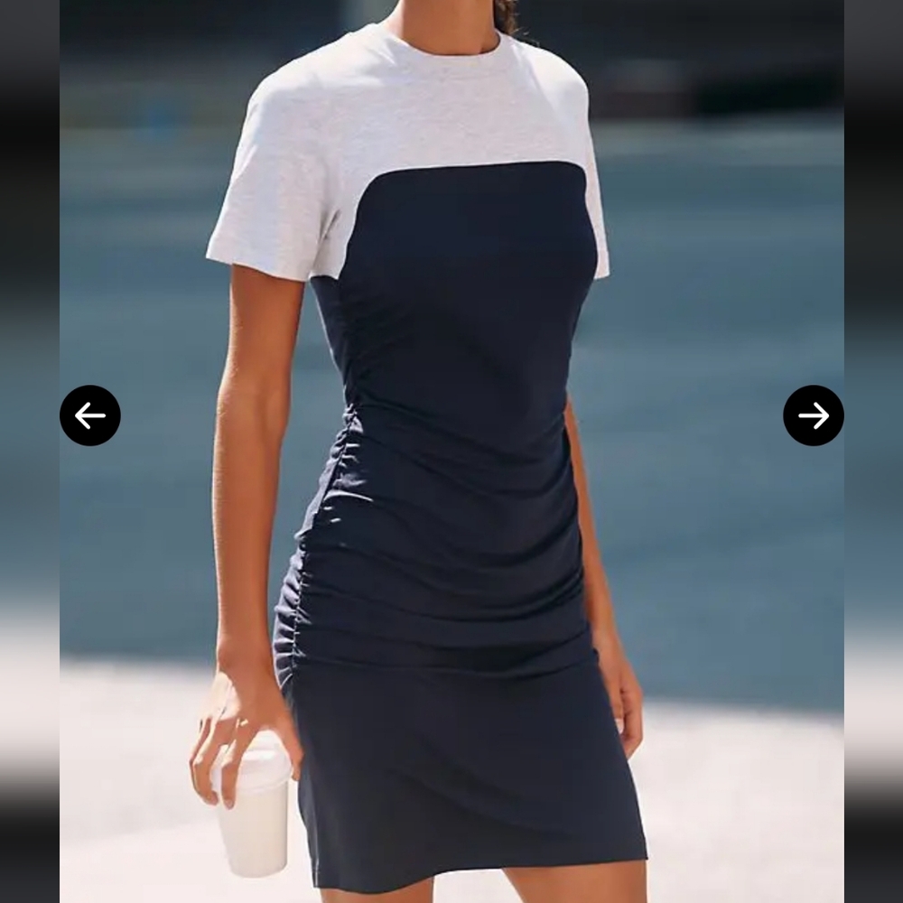 Anthropologie Daily Practice Color Block Dress